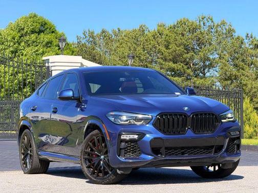 Blue 2021 BMW X6 sDrive40i