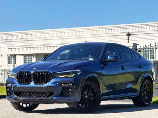 Blue 2021 BMW X6 sDrive40i