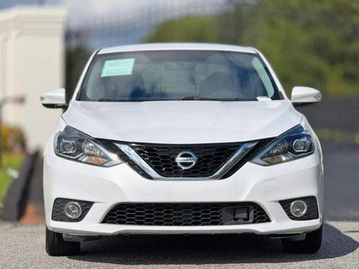 Aspen White 2018 Nissan Sentra SR