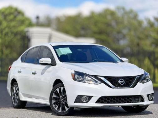 Aspen White 2018 Nissan Sentra SR