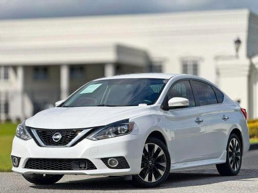 Aspen White 2018 Nissan Sentra SR
