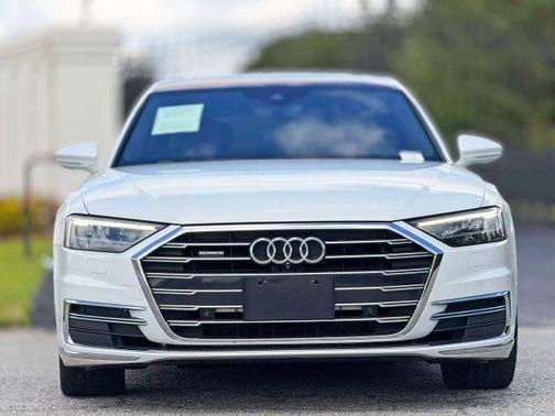 Glacier White Metallic 2019 Audi A8 L 3.0T
