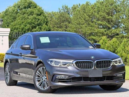 Gray 2017 BMW 540 i xDrive
