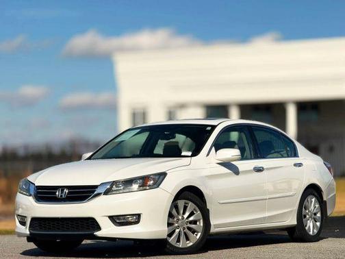White 2014 Honda Accord EX-L