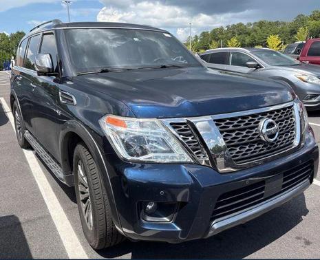 Blue 2018 Nissan Armada Platinum