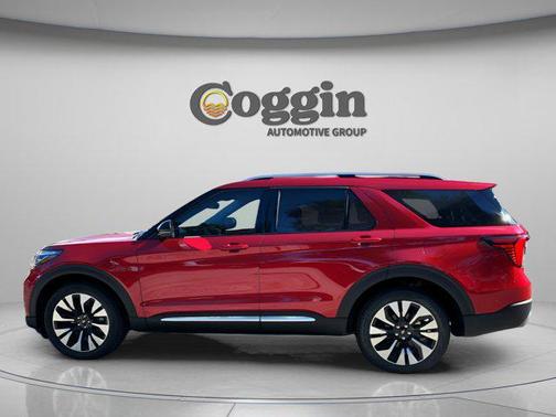 Rapid Red Metallic Tinted Clearcoat 2026 Ford Explorer Platinum