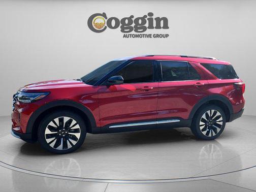 Rapid Red Metallic Tinted Clearcoat 2026 Ford Explorer Platinum