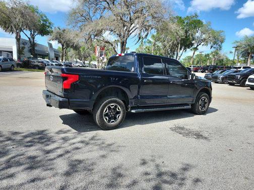 Antimatter Blue Metallic 2022 Ford F-150 Lightning XLT