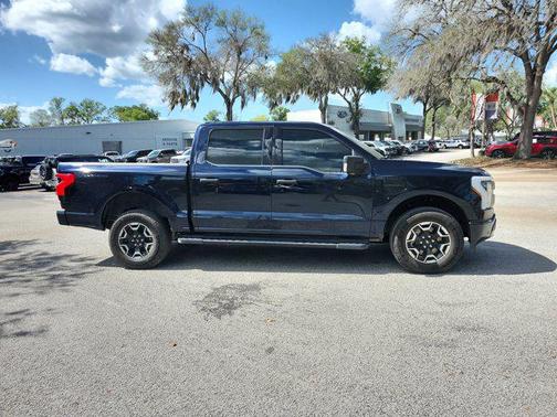Antimatter Blue Metallic 2022 Ford F-150 Lightning XLT