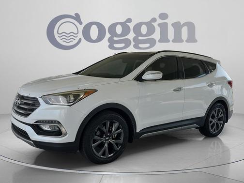Frost White Pearl 2017 Hyundai Santa Fe Sport 2.0L Turbo Ultimate