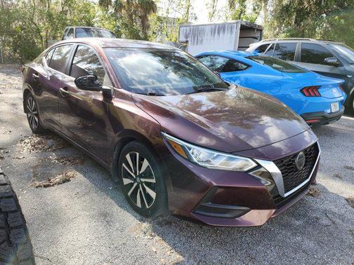 Rosewood Metallic 2021 Nissan Sentra SV