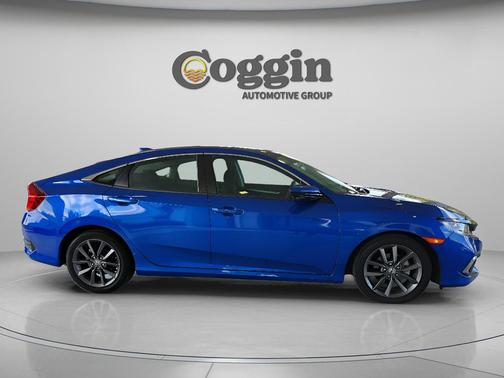 Aegean Blue Metallic 2021 Honda Civic EX