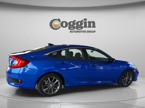 Aegean Blue Metallic 2021 Honda Civic EX