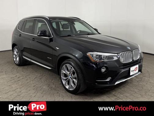 Black Sapphire Metallic 2017 BMW X3 xDrive35i