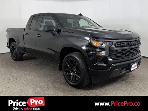 Black 2023 Chevrolet Silverado 1500 Custom