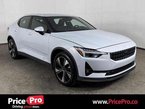 Snow Metallic 2023 Polestar 2 Long Range Single Motor