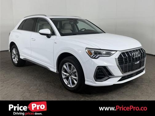 Arkona White 2025 Audi Q3 45 S line Premium Plus