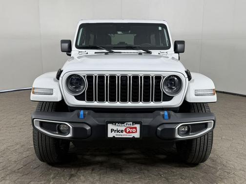 Bright White Clearcoat 2024 Jeep Wrangler 4xe Sahara