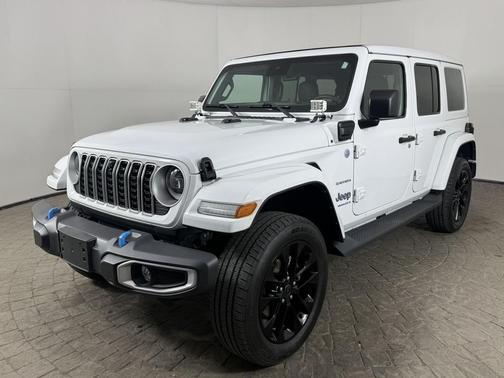 Bright White Clearcoat 2024 Jeep Wrangler 4xe Sahara