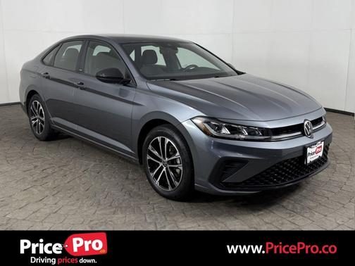 Platinum Gray Metallic 2025 Volkswagen Jetta 1.4T S