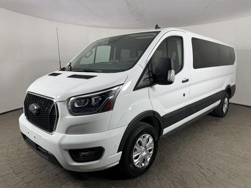 Oxford White 2023 Ford Transit-350 XLT