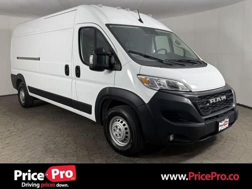Bright White Clearcoat 2026 RAM ProMaster 3500 Window Van High Roof