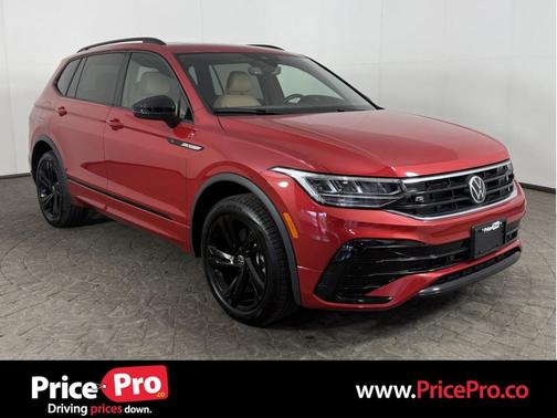 Kings Red Metallic 2024 Volkswagen Tiguan 2.0T SE R-Line Black 4MOTION