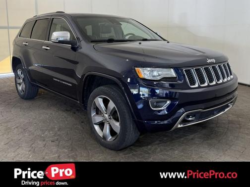 True Blue Pearlcoat 2014 Jeep Grand Cherokee Overland