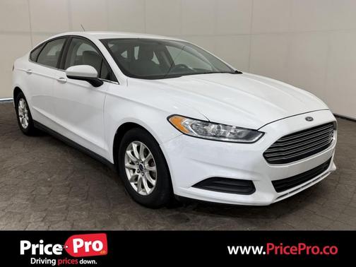 Oxford White 2015 Ford Fusion S