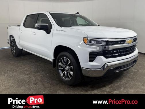 Summit White 2023 Chevrolet Silverado 1500 LT