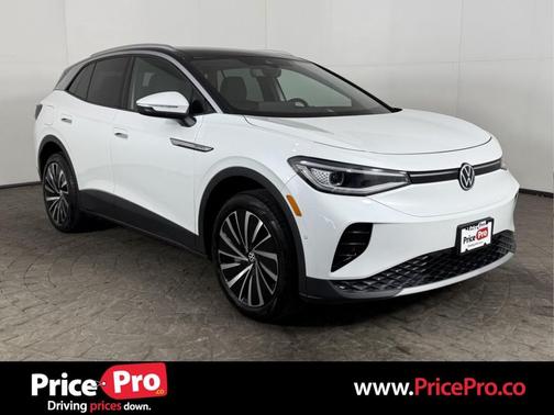 Opal White w/Black Roof 2023 Volkswagen ID.4 Pro S Plus