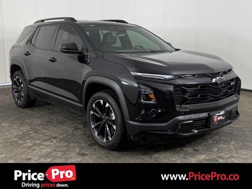 Mosaic Black Metallic 2025 Chevrolet Equinox AWD 2RS w/Panoramic Roof