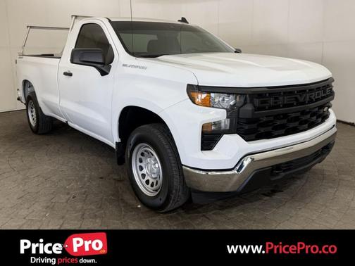 Summit White 2025 Chevrolet Silverado 1500 WT