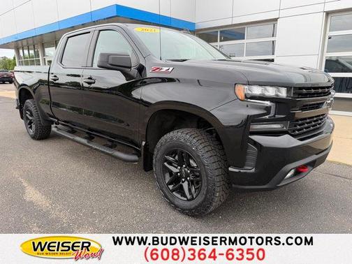 Black 2021 Chevrolet Silverado 1500 LT Trail Boss