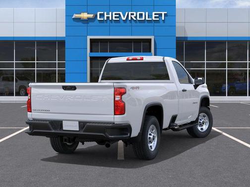 Summit White 2026 Chevrolet Silverado 2500 Regular Cab, Long Bed, WT, 4WD