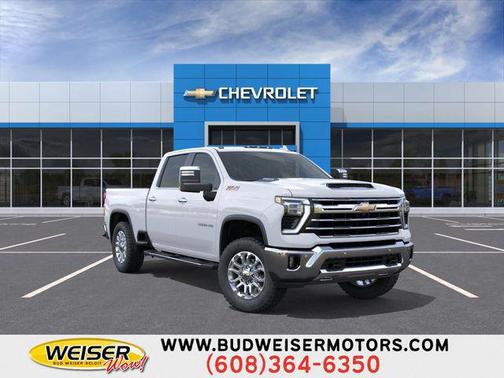 Summit White 2026 Chevrolet Silverado 3500 LTZ
