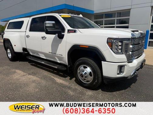 White Frost Tricoat 2020 GMC Sierra 3500 Denali