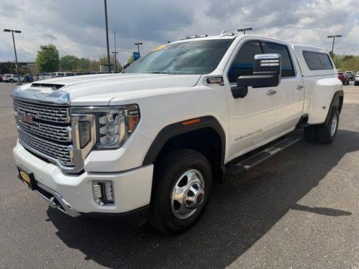 White Frost Tricoat 2020 GMC Sierra 3500 Denali