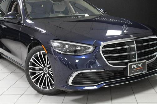 Nautical Blue Metallic 2022 Mercedes-Benz S-Class S 500 4MATIC