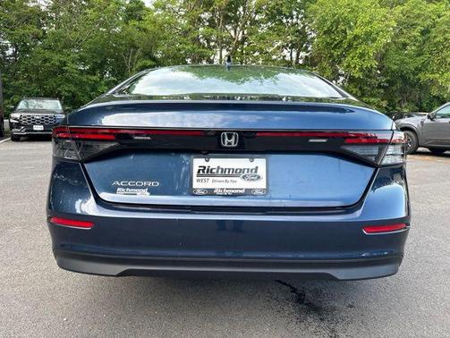 Canyon River Blue Metallic 2024 Honda Accord EX