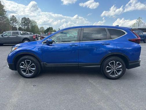 Aegean Blue Metallic 2021 Honda CR-V AWD EX-L