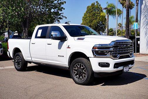Bright White Clearcoat 2025 RAM 3500 Longhorn