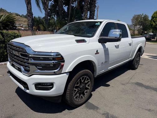Bright White Clearcoat 2025 RAM 3500 Longhorn