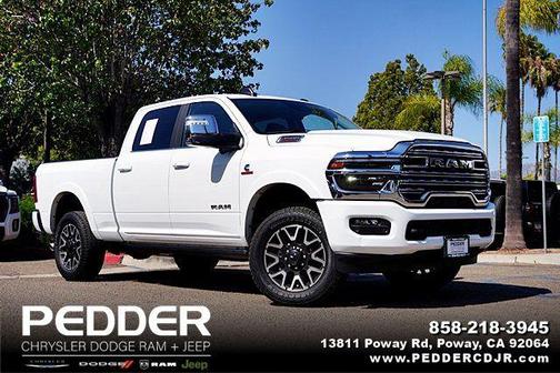 Bright White Clearcoat 2025 RAM 3500 Longhorn
