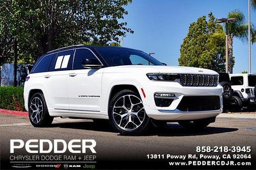 Bright White Clearcoat 2024 Jeep Grand Cherokee Summit