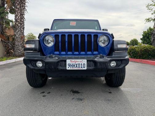 Ocean Blue Metallic Clearcoat 2020 Jeep Wrangler Unlimited Sport