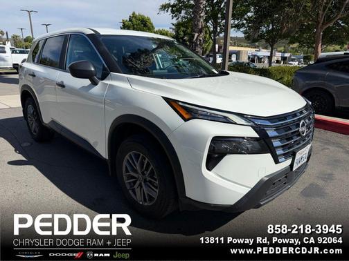 Glacier White 2025 Nissan Rogue S