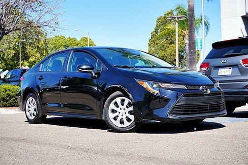 Midnight Black Metallic 2025 Toyota Corolla LE