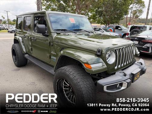 Sarge Green Clearcoat 2021 Jeep Wrangler Unlimited 4xe Sahara
