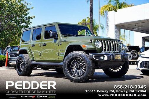 Sarge Green Clearcoat 2021 Jeep Wrangler Unlimited 4xe Sahara